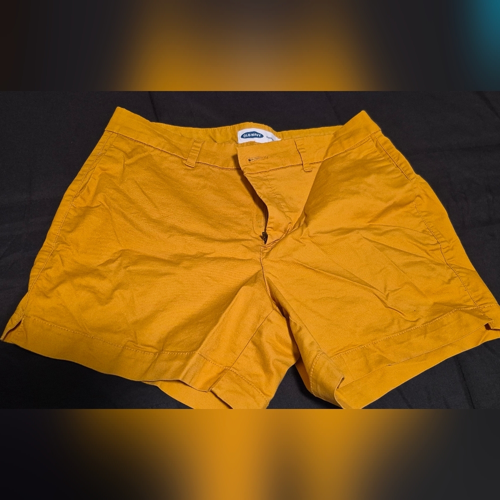 Old Navy Tall Mustard Yellow Shorts